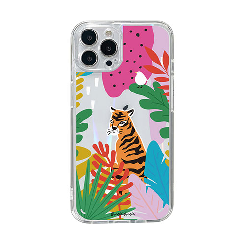 BOOGIE WOOGIE BW24108i14P [オーロラケース for iPhone 14 Pro Tiger 背面カバー型]