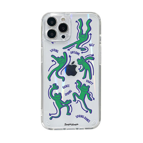 BOOGIE WOOGIE BW24110i14P [オーロラケース for iPhone 14 Pro Spring Dance 背面カバー型]