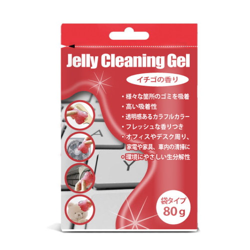 日本トラストテクノロジー JTCLEGLB-RD [クリーニングジェル 袋タイプ レッド]