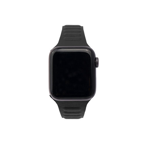WEARPLANET WP23191AWBK [Slim Line マグネットリンクバンド for Apple Watch 45/44/42mm Deep Black]