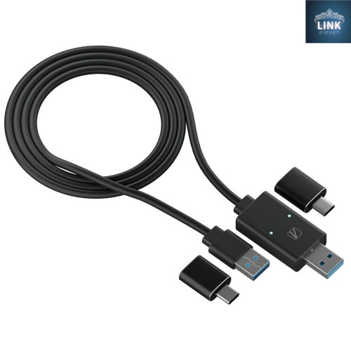 AREA SD-U3DLINK-C [USBリンクケーブル USB3.2 Gen1/USB-C PC間データ転送 キーボード・マウス共有 Win/Mac]