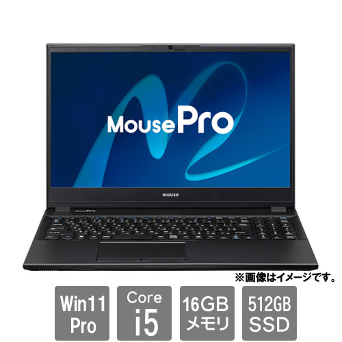 MCJ L5I5U01BKBBAW101DEC-BPQD [ノートPC MousePro L5-I5U01BK-B(i5-1235U 16GB SSD512GB 15.6 DSM Win11Pro)]