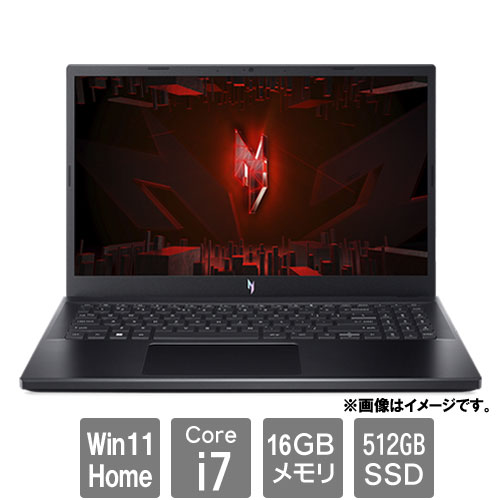 エイサー Acer Nitro V 15 ANV15-51-N76Y46/6 [Nitro V 15 (i7-13620H 16GB SSD512GB 15.6 Win11Home)]