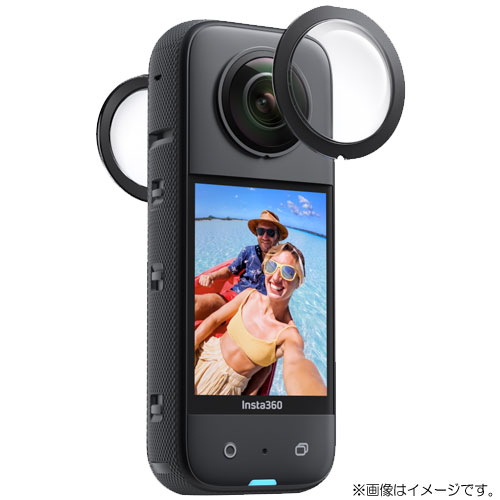 CINSBAQY [Insta360 X3用 粘着式レンズガード]