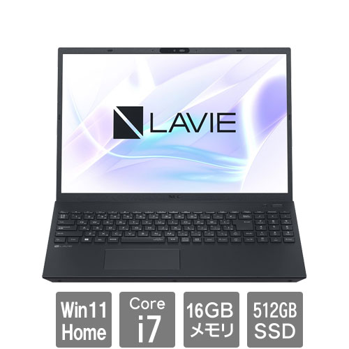 NEC PC-SN176BBDZ-K [LAVIE Smart N16(i7-1255U 16GB SSD512GB 16 DVD 11ax Win11  黒)]