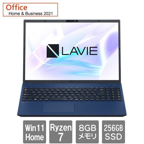 NEC PC-SN27BDBDZ-D [LAVIE Smart N16(7735U 8GB SSD256GB 16 DVD 11ax Win11 H&B2021+365BasicDA 青)]