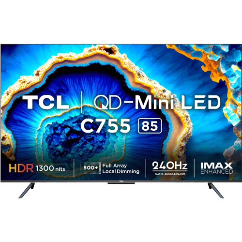 e-TREND｜TCL 85C755 [85型Google MiniLED搭載液晶テレビ]