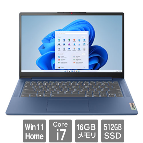 レノボ・ジャパン 83EL003EJP [Lenovo IdeaPad Slim 3i Gen 8 (i7-13620H 16GB SSD512GB Win11Home 14.0 2年保証 Blue)]