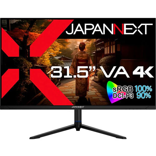 JAPANNEXT JN-V3152UHDR-HSP [液晶ディスプレイ 31.5型/3840×2160/ブラック]