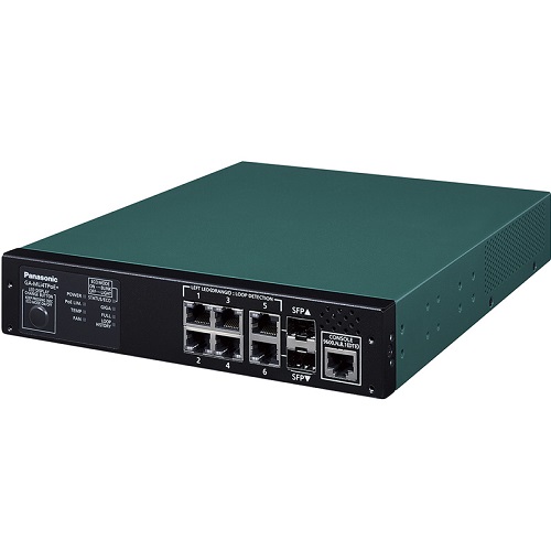 パナソニックEWネットワークス PN260493H [6ポート PoEスイッチ GA-MLi4TPoE+]