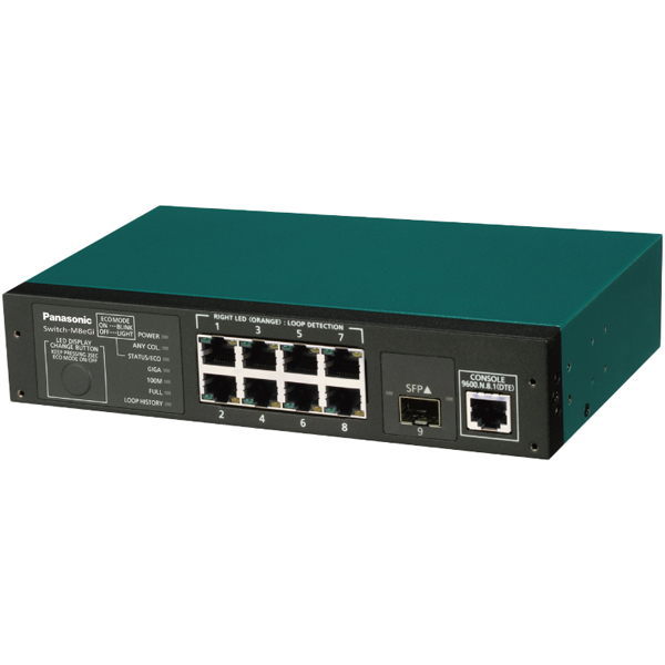パナソニックEWネットワークス PN28080i [8ポート L2スイッチ Switch-M8eGi]