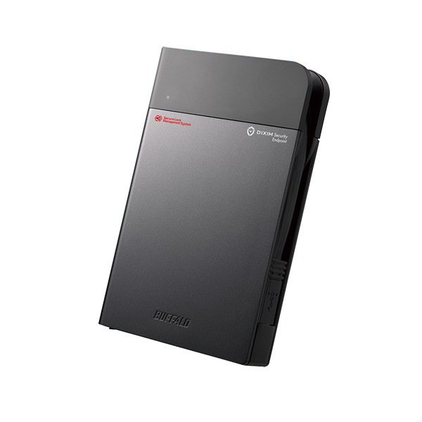 バッファロー SSDS-PZ500EV [法人向強制暗号化VC耐衝撃ポータブルSSD 500GB]