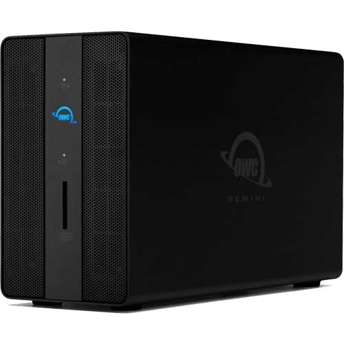 OWC OWCTB3GM000 [Gemini Thunderbolt 3 Dock (3.5" x2、TBT 3、USB-A x2、2.5GbE、SD 4.0、HDMI) 1年保証]