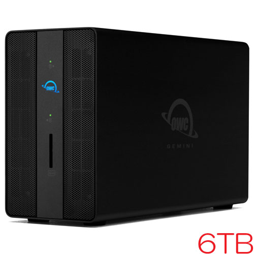 OWC OWCTB3GMA6X06 [6TB (6 x 1TB) Thunderbolt 3 Dock付 外付SSD OWC Gemini Ultra X6 3年保証]