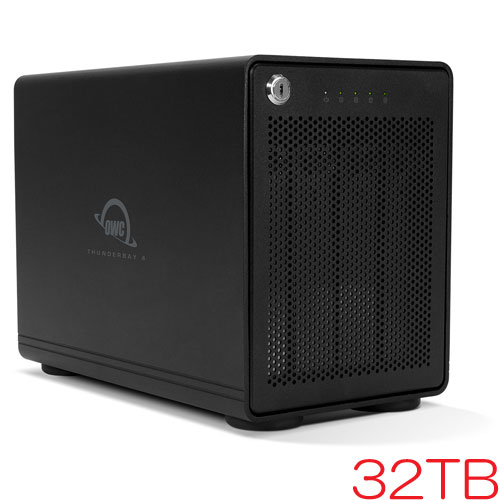 OWC OWCTB3SRE32.0S [32TB (4 x 8TB) 外付HDD OWC ThunderBay 4 with SoftRAID Thunderbolt 3接続 3年保証]