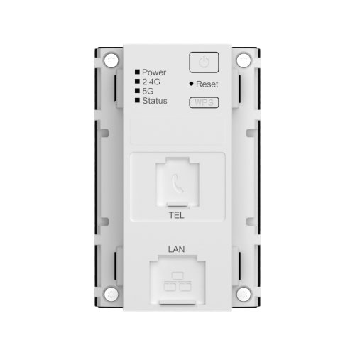 Ruijie Networks RG-AP180-AC [壁埋込型無線アクセスポイント Wi-Fi 6、GbE×1、RJ-11×1、JIS規格情報コンセント]
