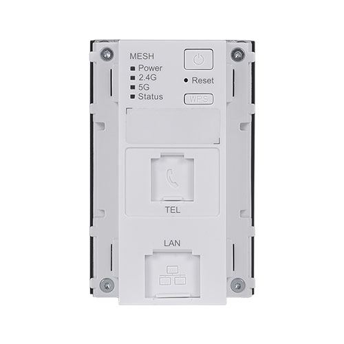 Ruijie Networks RG-MA2610-PE [壁埋込型無線LAN AP Wi-Fi 6、GbE×1、RJ-11×1、メッシュ、PoE、JIS規格情報コンセント]
