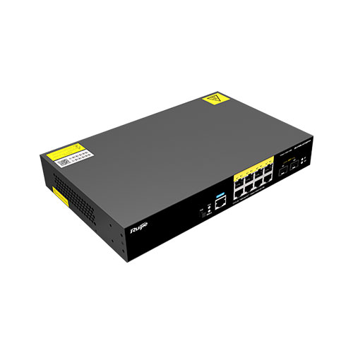 Ruijie Networks XS-S1930J-8GT2SFP-P [L2+フルマネジメントスイッチ 1000BASE-T×8、1000M SFP×2、PoE給電対応]