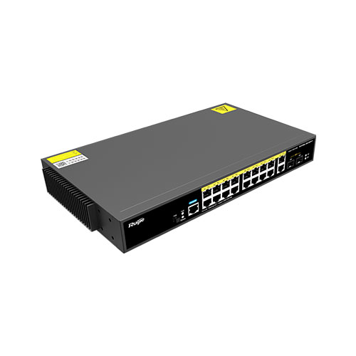 Ruijie Networks XS-S1930J-18GT2SFP-P [L2+フルマネジメントスイッチ 1000BASE-T×18、1000M SFP×2、PoE給電対応]