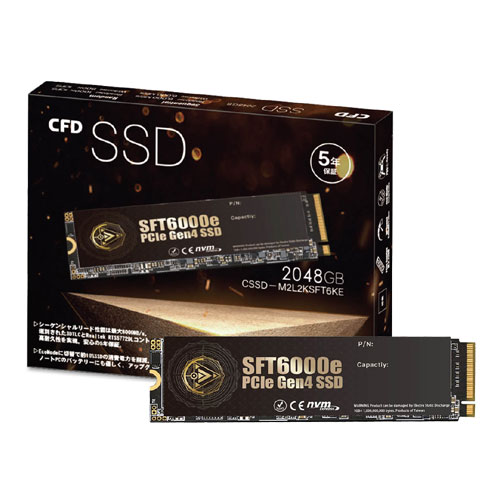CFD販売 CSSD-M2L2KSFT6KE [2TB/PCIe Gen4x4/M.2-2280 NVMe/3D TLC NAND]