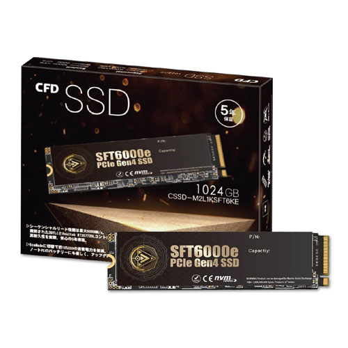 CFD販売 CSSD-M2L1KSFT6KE [1TB/PCIe Gen4x4/M.2-2280 NVMe/3D TLC NAND]