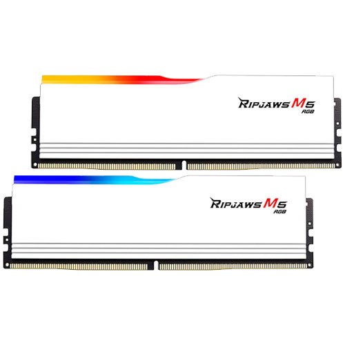 G.SKILL F5-5200J4040A32GX2-RM5RW [Ripjaws M5 RGB 64GB (32GBx2) DDR5 5200MHz CL40-40-40-83 1.10V Wh]