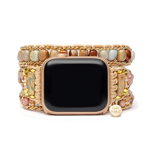 CAPE DIABLO CD23477AW [Apple Watch用バンド スイートジャスパー for Apple Watch 38-45mm Sサイズ]