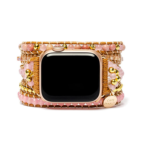 CAPE DIABLO CD23473AW [Apple Watch用バンド ゴールデンローズクオーツ for Apple Watch 38-45mm Sサイズ]