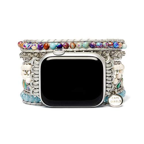 CAPE DIABLO CD23468AW [Apple Watch用バンド オーシャンジャスパー for Apple Watch 38-45mm Mサイズ]