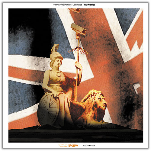 Digital Oasis Visual Sonic アートパネルBluetoothスピーカー Banksy [BDLD-1907-006]
