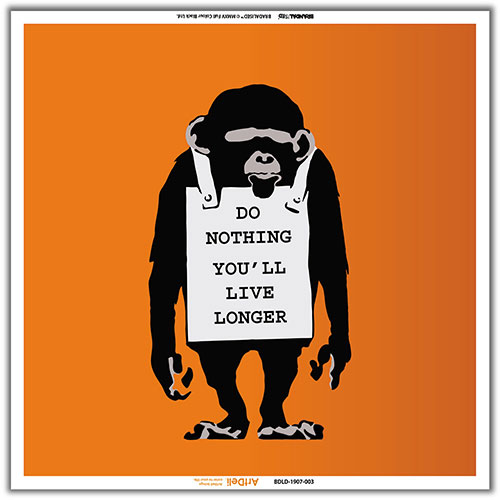 Digital Oasis Visual Sonic アートパネルBluetoothスピーカー Banksy [BDLD-1907-003]