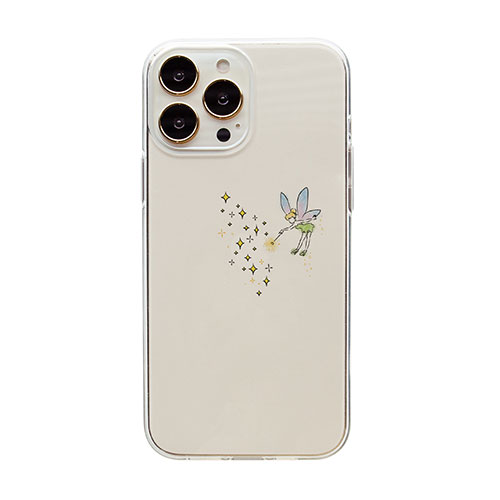 dparks DS24177i14PM [ソフトクリアケース for iPhone 14 Pro Max タイニーフェアリー 背面カバー型]