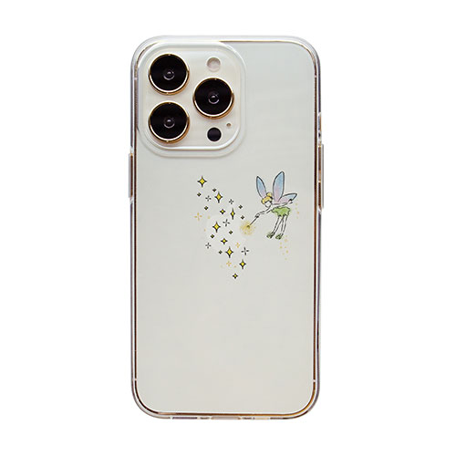 dparks DS24158i14P [ソフトクリアケース for iPhone 14 Pro タイニーフェアリー 背面カバー型]
