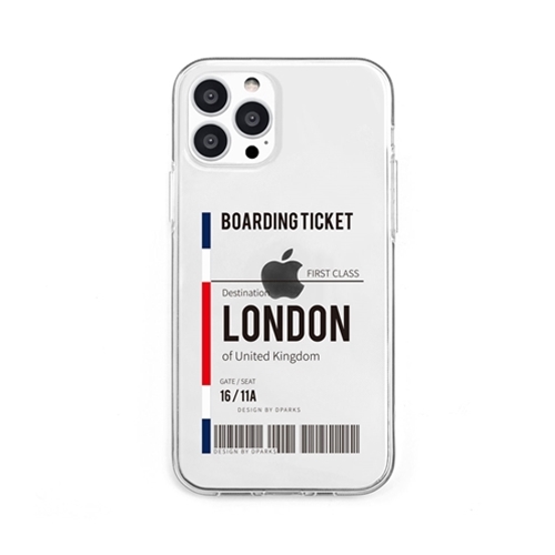 dparks DS21197i13P [ソフトクリアケース for iPhone 13 Pro london]