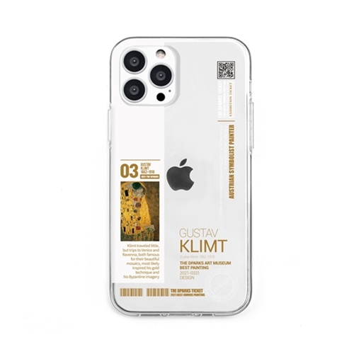 dparks DS21191i13P [ソフトクリアケース for iPhone 13 Pro クリムト]