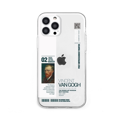 dparks DS21190i13P [ソフトクリアケース for iPhone 13 Pro ゴッホ]