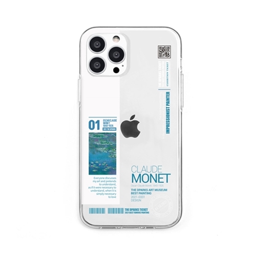 dparks DS21189i13P [ソフトクリアケース for iPhone 13 Pro モネ]