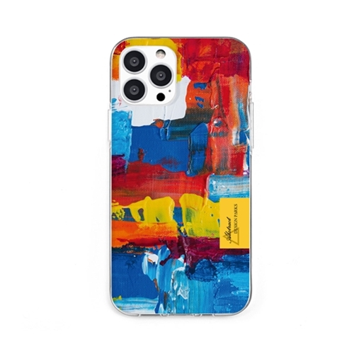 dparks DS21187i13P [ソフトケース for iPhone 13 Pro Painting Blending POP]