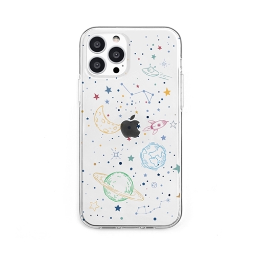 dparks DS21177i13P [ソフトクリアケース for iPhone 13 Pro COSMOS]