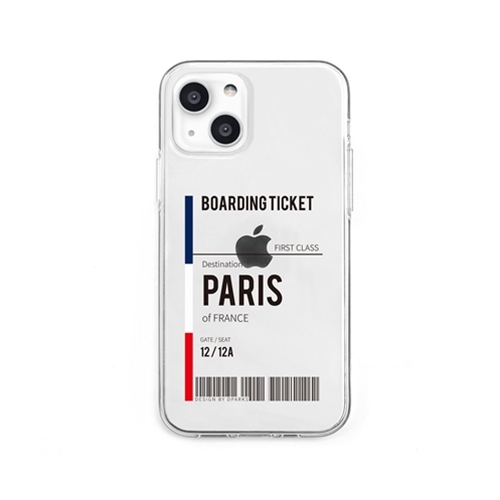 dparks DS21132i13MN [ソフトクリアケース for iPhone 13 mini Paris]