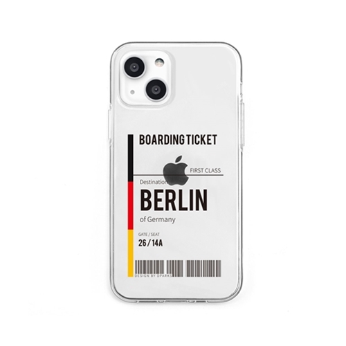 dparks DS21130i13MN [ソフトクリアケース for iPhone 13 mini berlin]