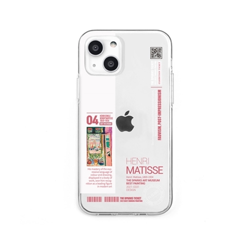 dparks DS21126i13MN [ソフトクリアケース for iPhone 13 mini マティス]