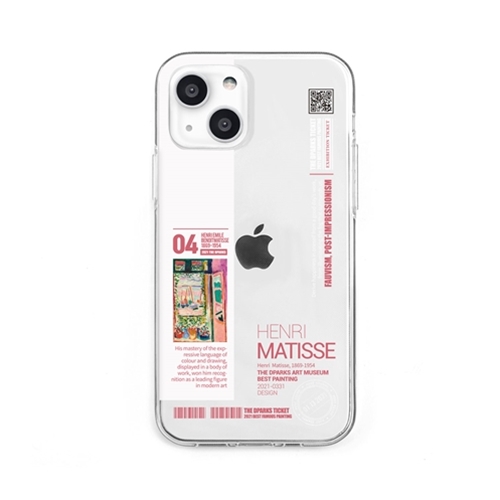 dparks DS21159i13 [ソフトクリアケース for iPhone 13 マティス]