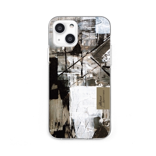 dparks DS21155i13 [ソフトケース for iPhone 13 Painting Blending MONO]