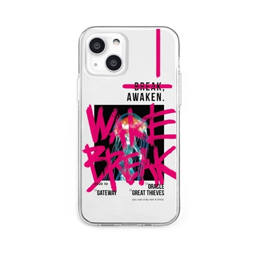 dparks DS21142i13 [ソフトクリアケース for iPhone 13 AWAKEN PINK]