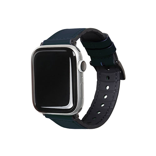 EGARDEN EGD20597AW [GENUINE LEATHER STRAP AIR for Apple Watch 41/40/38mm ディープグリーン]