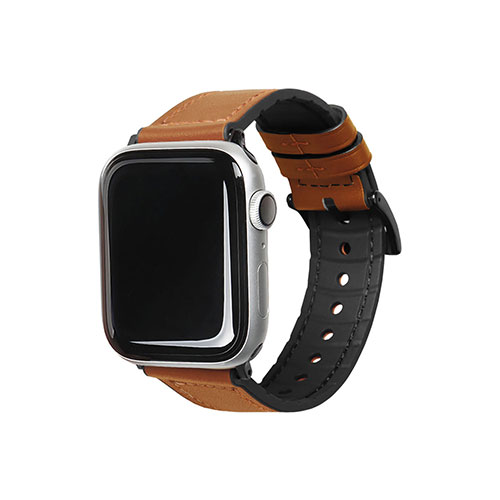 EGARDEN EGD20598AW [GENUINE LEATHER STRAP AIR for Apple Watch 41/40/38mm Apple Watch用バンド ブラウン]
