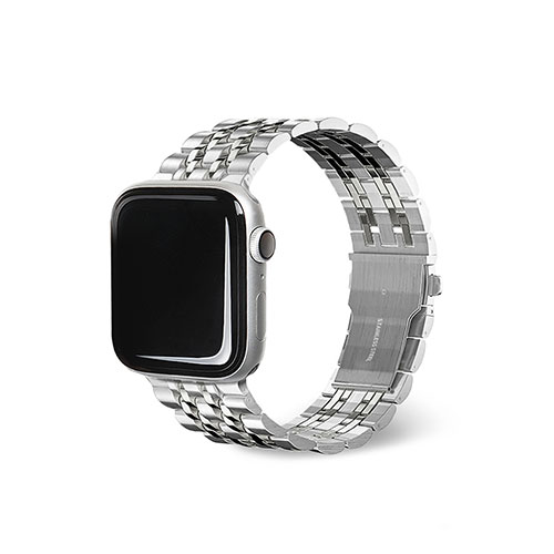 EGARDEN EGD24664AW [SOLID METAL BAND for Apple Watch 49/45/44/42mm Apple Watch用バンド シルバー]