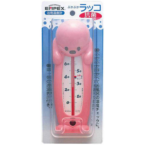EMPEX EMPEX 浮型 湯温計 ぷかぷかラッコ TG-5203 ピンク