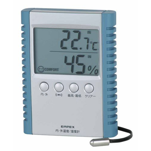 EMPEX EMPEX デジコンフォII デジタル湿度計 内外温度計 TD-8172